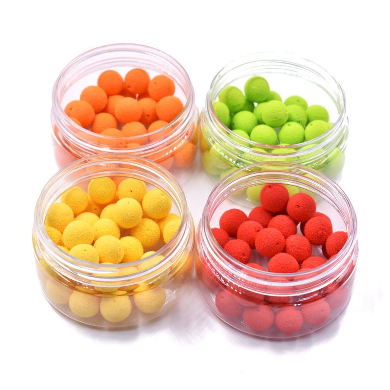 PHECDA PROFLY 30pcs 12mm Smell Carp Fishing Bait Boilies Eggs / 4 Flavors Floating Ball Beads Feeder Artificial Carp Baits Lure (Yellow-Sweet Cornï¼ˆ12mmï¼‰) - Image 1